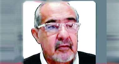 Sergio Raúl Nazario declaró en forma remota. (Captura de pantalla).