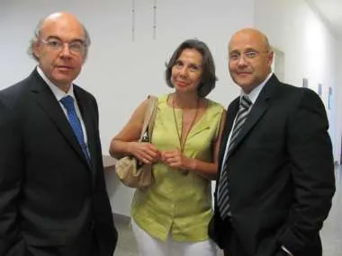Foto: Doctores Abel Cornejo, Mónica Faber y Federico Diez.