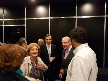 Foto: Abel Cornejo junto a invitados a la convocatoria del Ministerio de Cultura y Turismo
