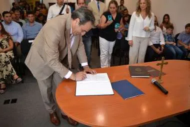 Foto: El Señor Secretario de Justicia Pedro García Castiella