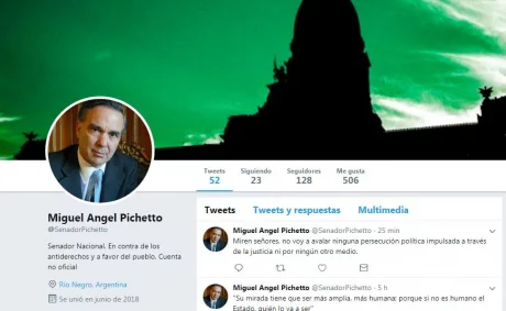 El perfil falso de Pichetto