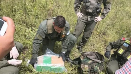Cocaína secuestrada por Gendarmería Nacional. Archivo