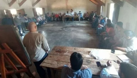 La reunión con campesinos de Rivadavia tuvo una gran participación, por lo que se conformó la organización.