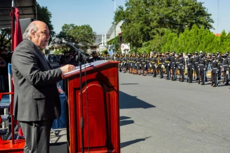El Ministro de Seguridad y Justicia homenajeó a los miembros de la Institución