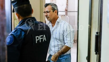Matías Huergo, el principal acusado de la causa, cuando declaró como imputado.