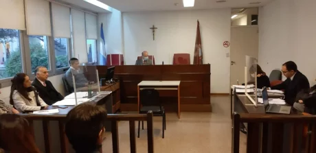 El juez Francisco Mascarello, presidió la audiencia.