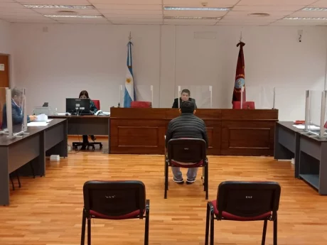 Momento del juicio contra el homicida de Coronel Juan Solá.