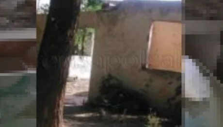 Una construcción abandonada donde se cometió uno de tantos femicidios en Salta. 