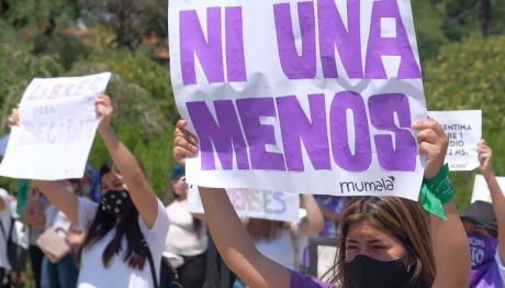Las marchas por la violencia de género se hicieron comunes en todas las ciudades argentinas.