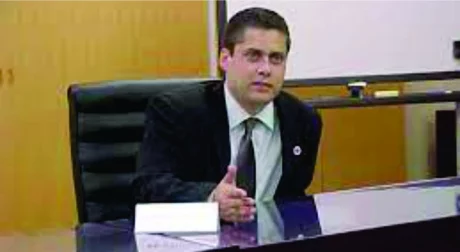 Gabriel Chibán, juez de la Corte de Justicia.