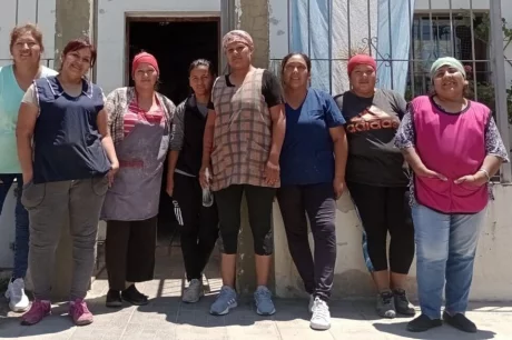 Voluntarias de comedores comunitarios en la ciudad de Salta. 