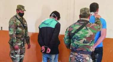 Los hermanos Puntano cuando fueron detenidos.   (foto Saltasur)