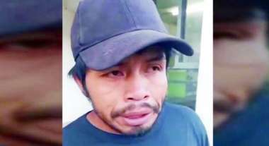Ángel Torres, padre de la bebé robada. Se trata del primer caso en el Hospital Juan Domingo Perón. 