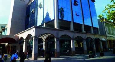 La casa central del banco condenado. (Facebook)