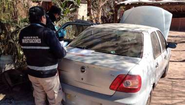 Momento de la detención.