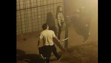 Captura del video donde quedó registrado el enfrentamiento.