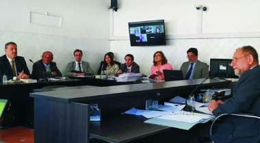 El exdirector de la Afip Salta frente al Tribunal. (MPF)