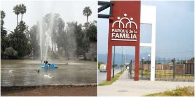 Los hechos sucedieron en el Parque de la Familia y en el Parque de San Martín. Fotos: Cuarto/Tripadvisor