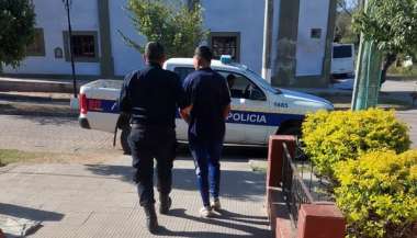 El único detenido acusado de robo calificado.