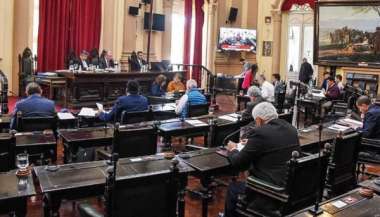 Senadores, en la última sesión ordinaria.