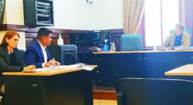 Los auxiliares Mariana Gamba Cremaschi y Jorge Viltes Monier. (MPF)