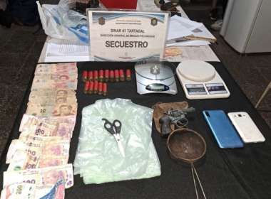 Los elementos secuestrados. Foto: Prensa Policía