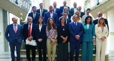 Las autoridades judiciales de la región.  (Foto Poder Judicial)