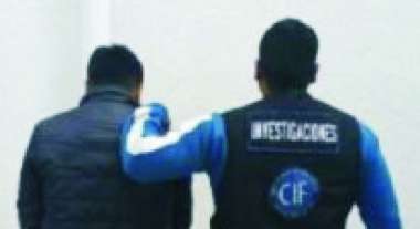El cadete cuando fue detenido. (MPF)
