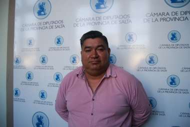 El autor del proyecto, Osvaldo Acosta. Foto: Nuevo Diario