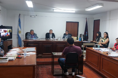 Rodolfo Ledesma, ante el tribunal. 