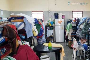La Unidad Fiscal constató deterioro general en los lugares de alojamiento. 