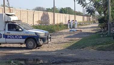 El cordón policial para preservar la escena de un crimen, que habla de la violencia terminal en la zona de frontera.