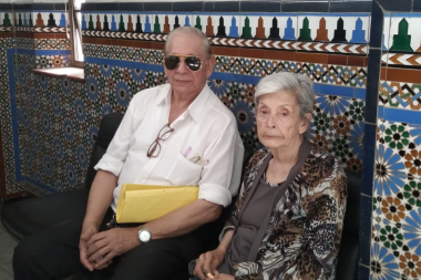Víctor Cobos y Sonia Rey, exdetenidos. 