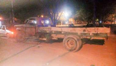 El lugar del siniestro vial sobre la ruta 86, en Tartagal.