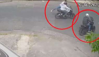 El momento del brutal asalto en Morón.
