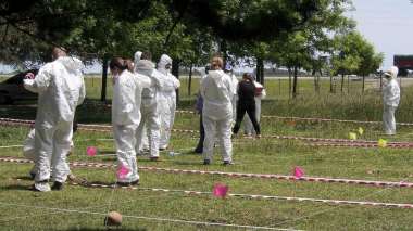 Los restos fueron identificados por el Equipo Argentino de Antropología Forense. Foto: Télam