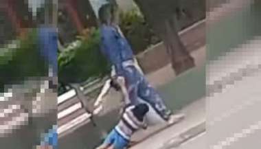 Una toma del video que sacudió a la sociedad de Anta.