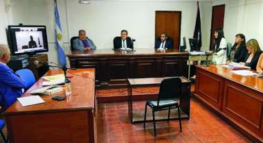 El tribunal durante la lectura del veredicto. (Foto MPF)
