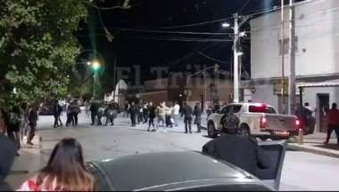 Calle Tedín, donde hay muchas grescas, cerca de donde la ambulancia fue agredida.