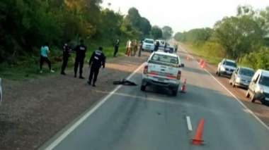 Policía trabajando en el lugar del hecho. Foto: Extraída de Qps.
