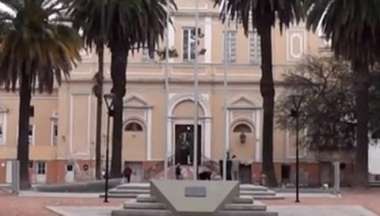 Plaza Paseo de la Democracia en la capital provincial.