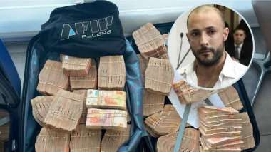 Leonardo Fariña fue arrestado en medio de un operativo donde se secuestraron cajas y valijas repletas de dinero. (Foto: Ciudad Magazine).
