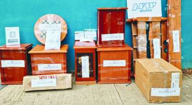 La droga estaba oculta en los muebles enviados. (GNA).