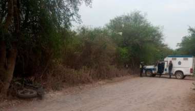 El lugar donde un joven perdió la vida.
