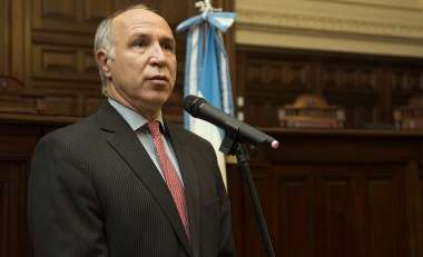 FOTO: Lorenzetti, tras el triunfo de Milei: 