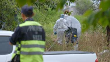 Zona donde fue encontrado el cuerpo de una mujer en Finca Valdivia. Jan Touzeau