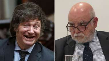 Javier Milei y Rodolfo Barra. AGENCIAS .