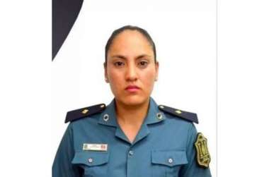 La oficial Fátima Cardozo. Foto: Gobierno de Salta