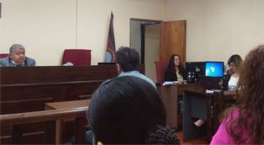 Los condenados durante el juicio realizado en Orán. (Foto Poder Judicial)