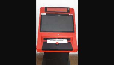 Las máquinas que fueron prohibidas en Metán.